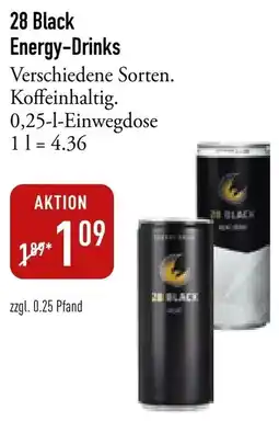 Galeria Markthalle 28 Black Energy-Drinks Angebot