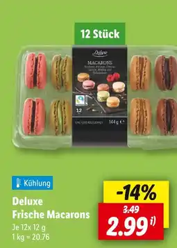 Lidl Deluxe frische macarons Angebot