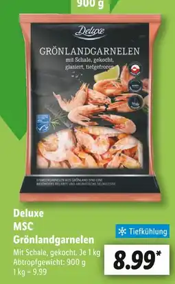 Lidl Deluxe msc grönlandgarnelen Angebot