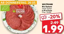 Kaufland WILTMANN Bio-Salami Angebot