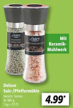 Lidl Deluxe salz-/pfeffermühle Angebot