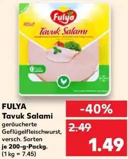 Kaufland FULYA Tavuk Salami Angebot