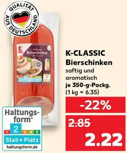 Kaufland K-CLASSIC Bierschinken Angebot