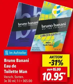 Lidl Bruno banani eau de toilette man Angebot