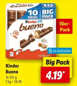 Lidl Kinder bueno Angebot