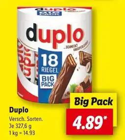 Lidl Duplo 18 riegel Angebot