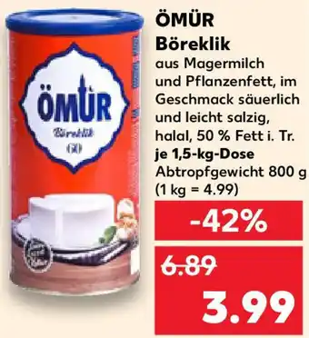 Kaufland ÖMÜR Böreklik Angebot