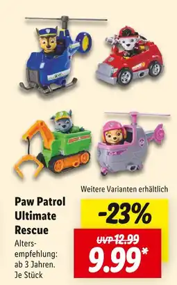 Lidl Paw patrol ultimate rescue Angebot