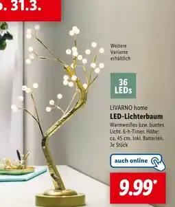 Lidl Livarno home led-lichterbaum Angebot