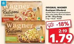 Kaufland ORIGINAL WAGNER Rustipani Ofenbrot Angebot