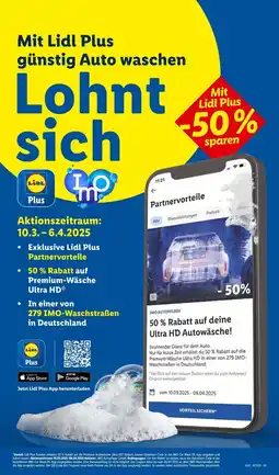 Lidl Lidl plus günstig auto waschen Angebot