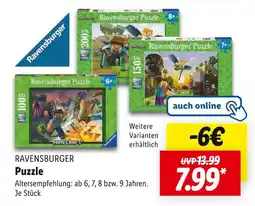 Lidl Ravensburger puzzle Angebot