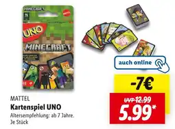 Lidl Mattel kartenspiel uno Angebot