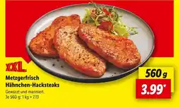 Lidl Xxl metzgerfrisch hähnchen-hacksteaks Angebot