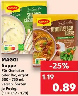 Kaufland MAGGI Suppe Angebot