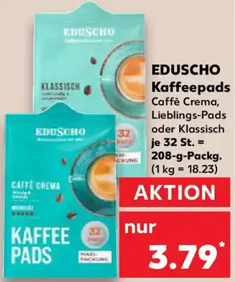 Kaufland EDUSCHO Kaffeepads Angebot