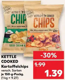 Kaufland KETTLE COOKED Kartoffelchips Angebot