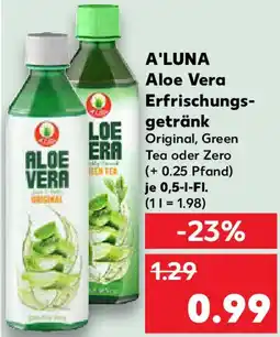 Kaufland A'LUNA Aloe Vera Erfrischungsgetränk Angebot