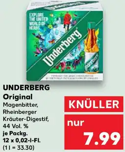 Kaufland UNDERBERG Original Angebot