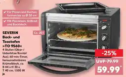 Kaufland SEVERIN Back- und Toastofen TO 9560 Angebot