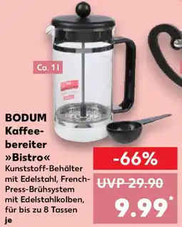 Kaufland BODUM Kaffeebereiter Bistro Angebot