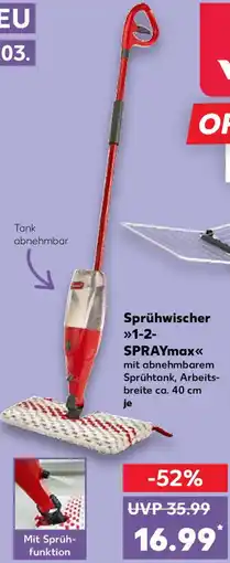 Kaufland Vileda Sprühwischer 1-2 SPRAYmax Angebot