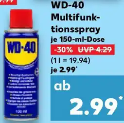 Kaufland WD-40 Multifunktionsspray Angebot