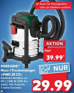 Kaufland PARKSIDE Nass-/Trockensauger PWD 20 C3 Angebot