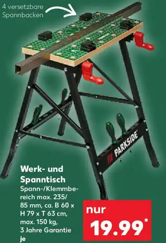 Kaufland PARKSIDE Werk- und Spanntisch Angebot