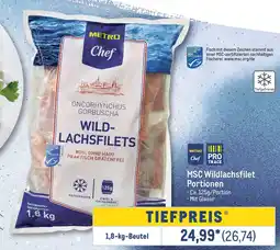 METRO MSC Wildlachsfilet Portionen Angebot