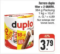 nah & gut Ferrero duplo Angebot