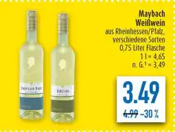 diska Maybach weißwein Angebot