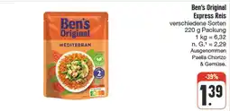 nah & gut Ben's original express reis Angebot