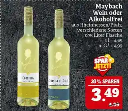 Marktkauf Maybach wein oder alkoholfrei Angebot