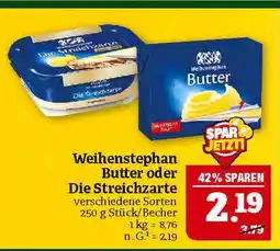 Marktkauf Weihenstephan butter oder die streichzarte Angebot