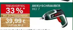 Marktkauf Bosch akku-schrauber ixo 7 Angebot