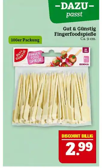 Marktkauf Gut & günstig fingerfoodspieße Angebot