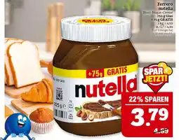 Marktkauf Ferrero nutella Angebot