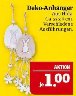 Marktkauf Deko-anhänger Angebot