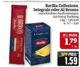 Marktkauf Barilla barilla collezione, integrale oder al bronzo Angebot