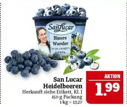 Marktkauf San lucar heidelbeeren Angebot