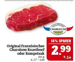 Marktkauf Charoluxe roastbeef oder rumpsteak Angebot