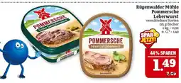 Marktkauf Rügenwalder mühle pommersche leberwurst Angebot