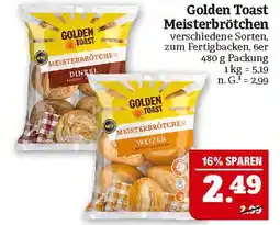 Marktkauf Golden toast meisterbrötchen Angebot