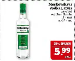 Marktkauf Moskovskaya vodka latvia Angebot