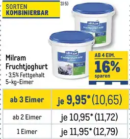 METRO Milram Fruchtjoghurt Angebot