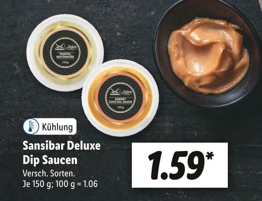Sansibar deluxe dip saucen Angebot bei Lidl