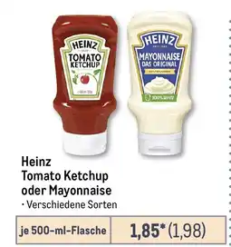 METRO Heinz Tomato Ketchup oder Mayonnaise Angebot