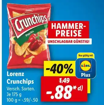 Lidl Lorenz crunchips Angebot