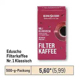 METRO Eduscho Filterkaffee Nr. 1 Klassisch Angebot